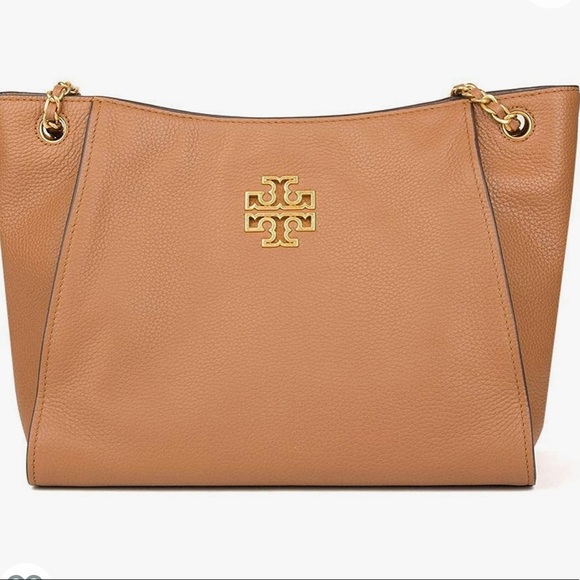 Tory Burch Handbags - Tory Burch Britten Small Slouchy Tote Leather